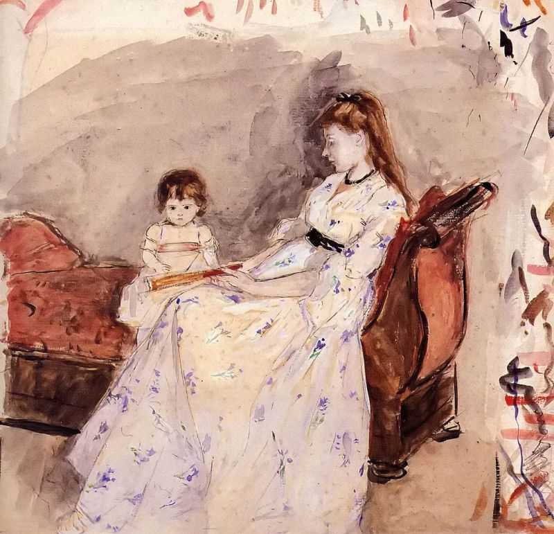 The Artist's Sister Edma with Her Daughter Jeanne