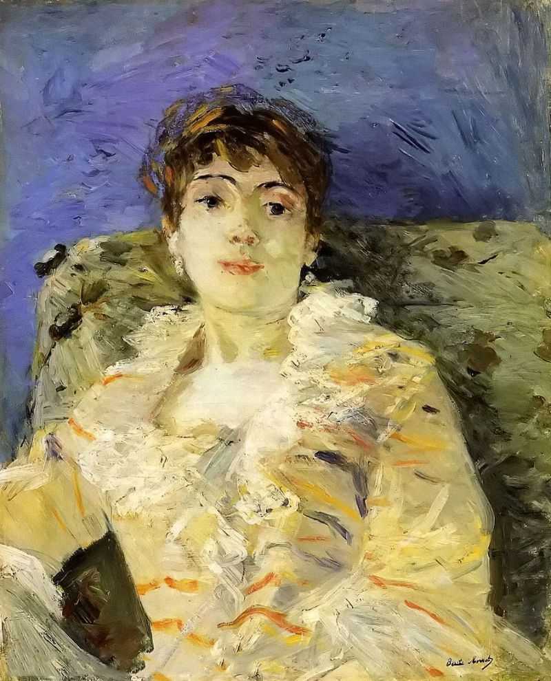 Young Woman on a Couch