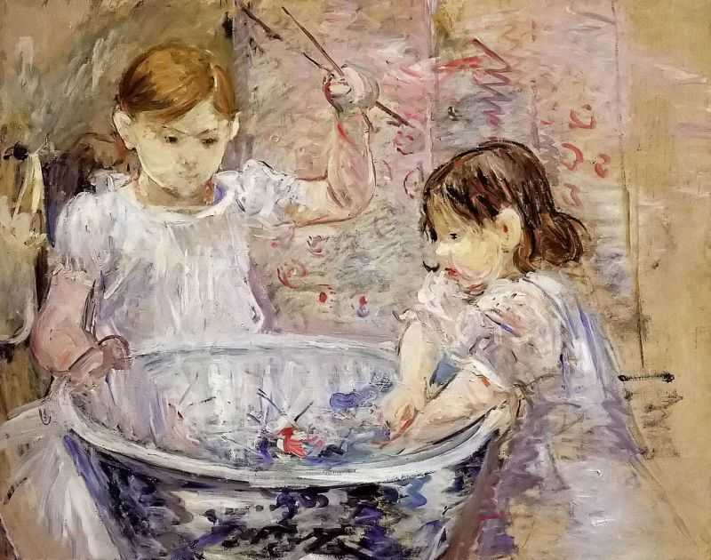 Children at the Basin