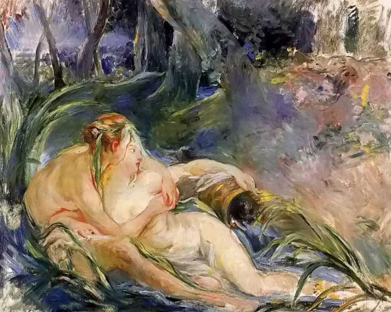 Two Nymphs Embracing