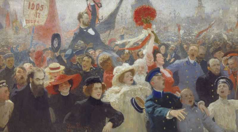 19051017յף - Demonstration on October 17, 1905.