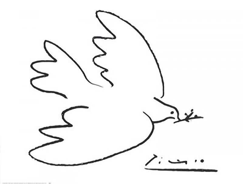 ƽ - dove of peace