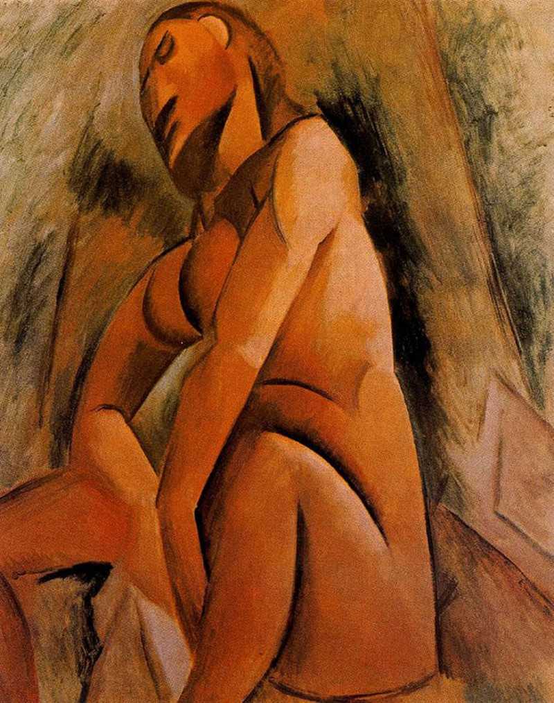 Seated nude