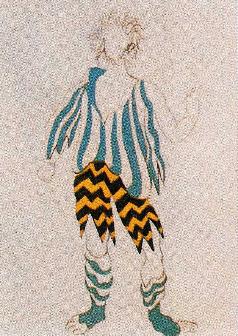 Costume design for ballet [Tricorne]