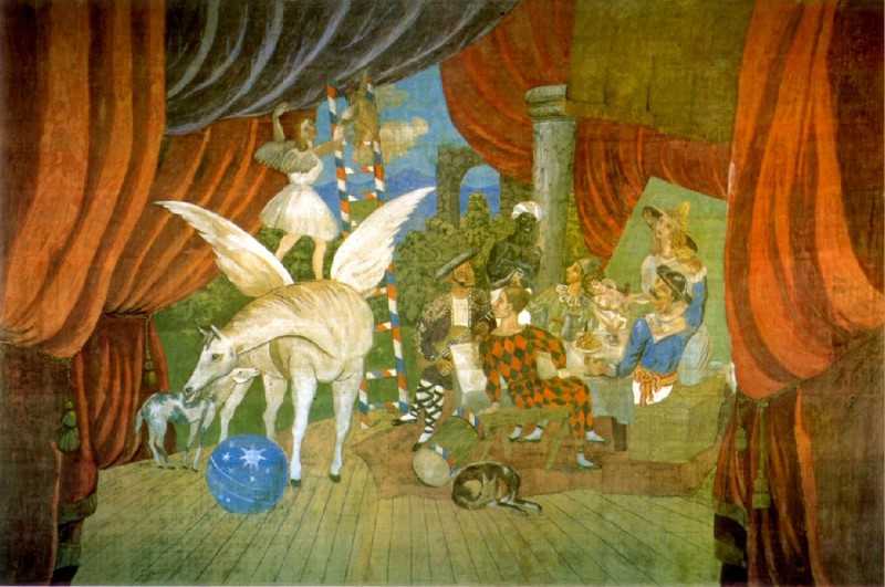 Curtain for the ballet [Parade]