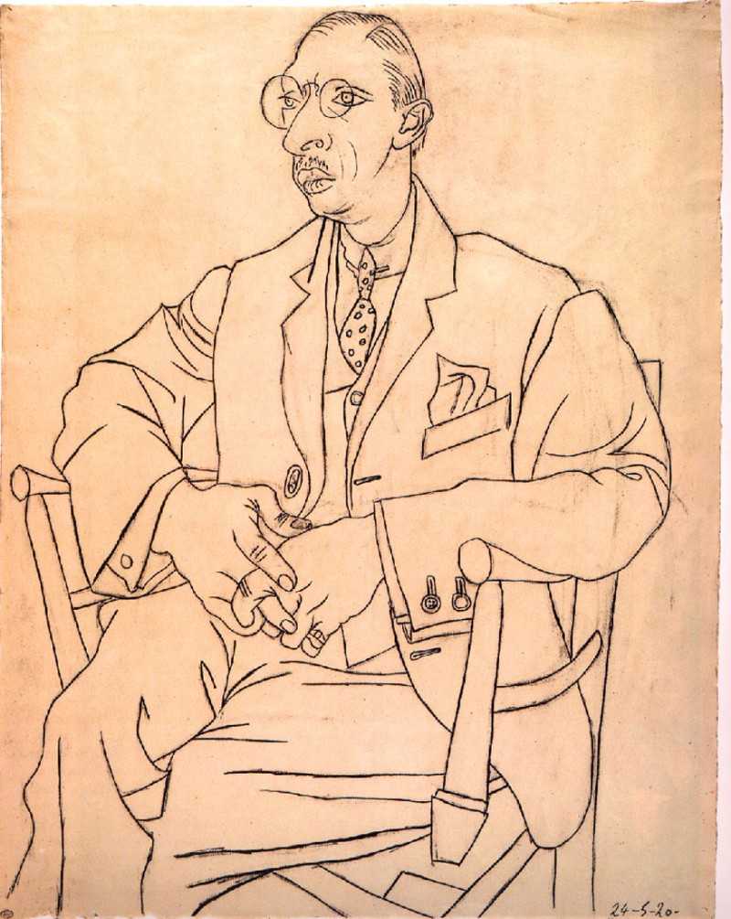 Portrait of Igor Stravinsky