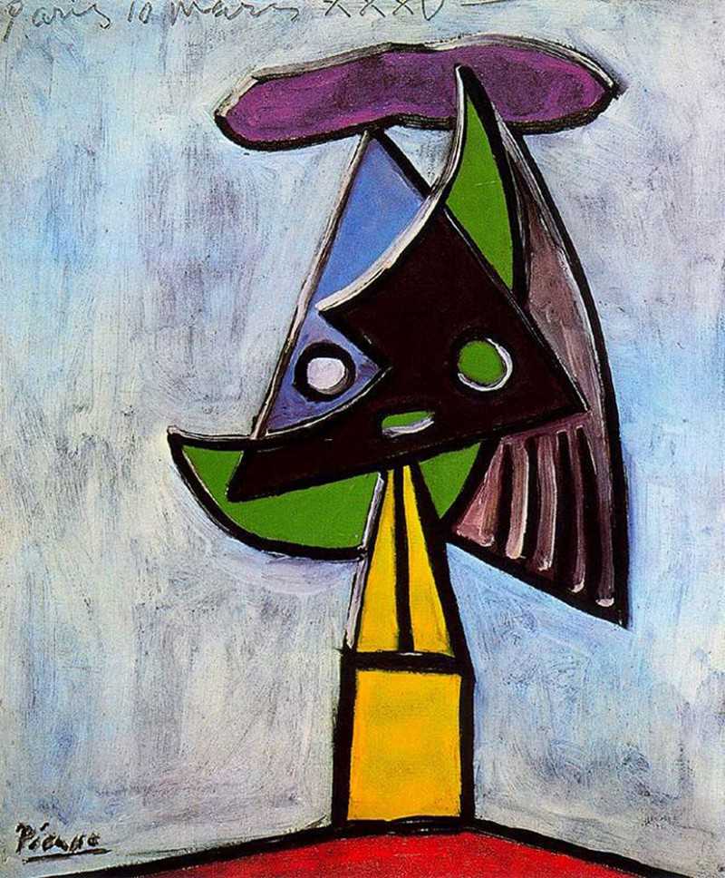 Head of a woman (Olga Picasso)