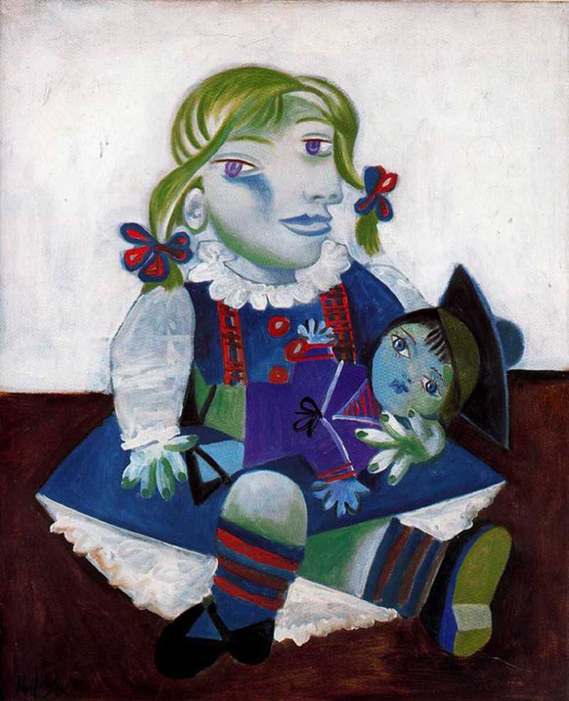 źˮ - Portrait of Maya with her doll