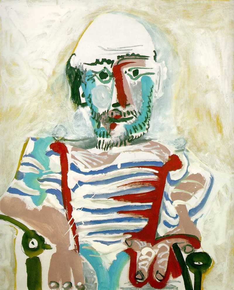 Seated man (Self-portrait)