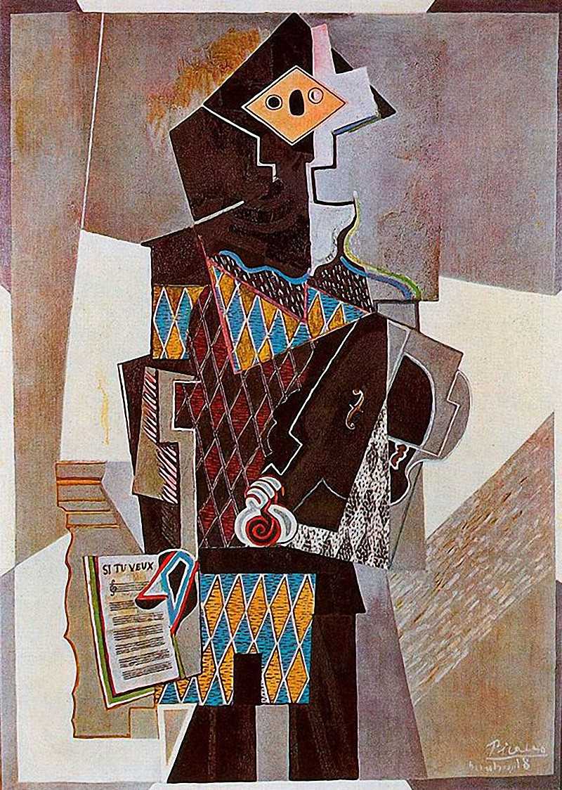 СٵĹ - Harlequin with violin