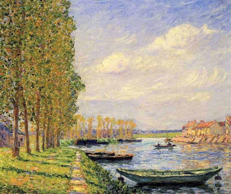 A Canal at St. Mammes