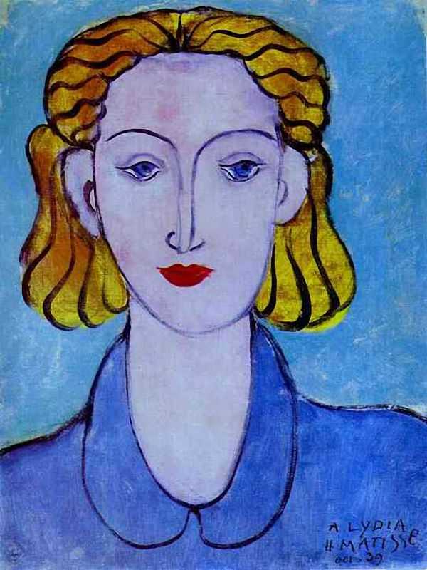 Young Woman in a Blue Blouse (Portrait of L.N. Delektorskaya)