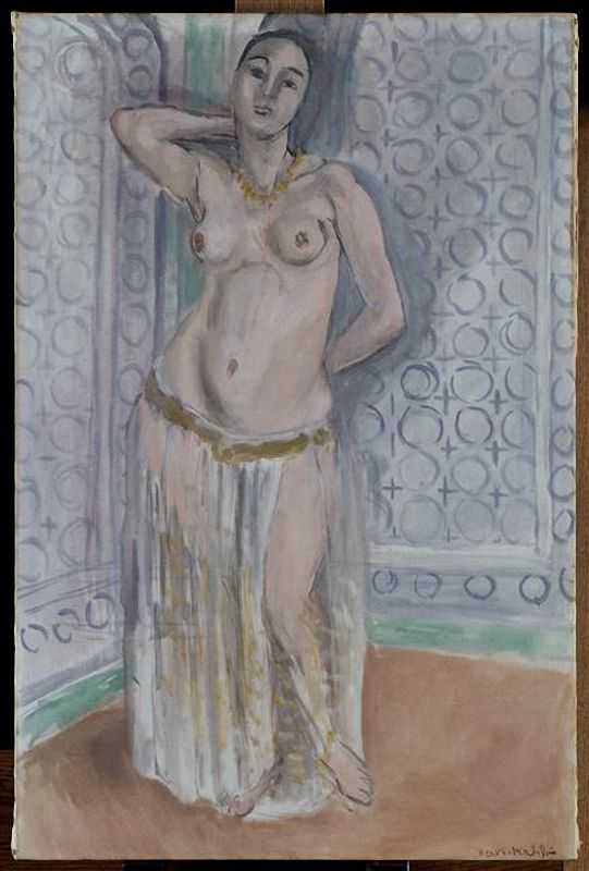 Odalisque in blue or white slave