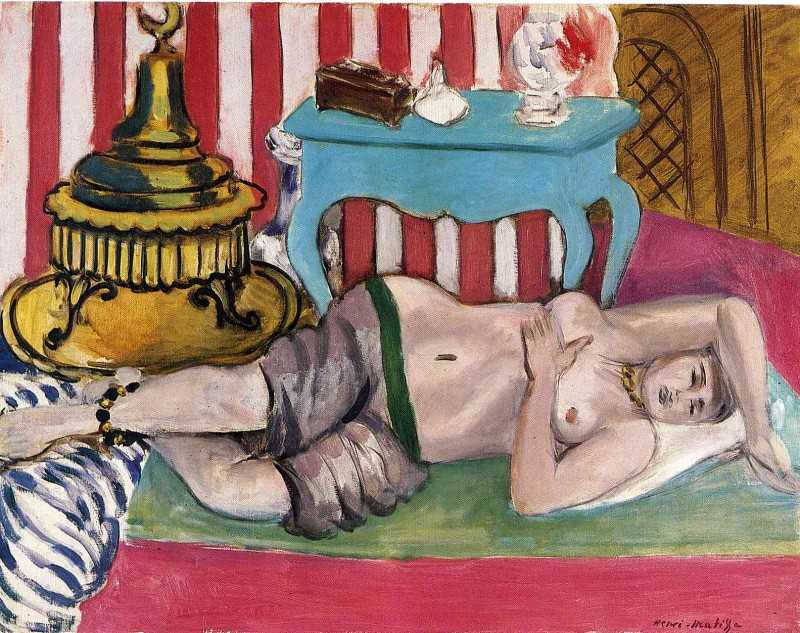 Odalisque with Green Scarf