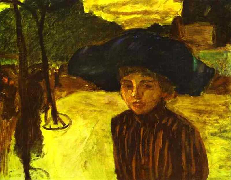 Woman in a Blue Hat