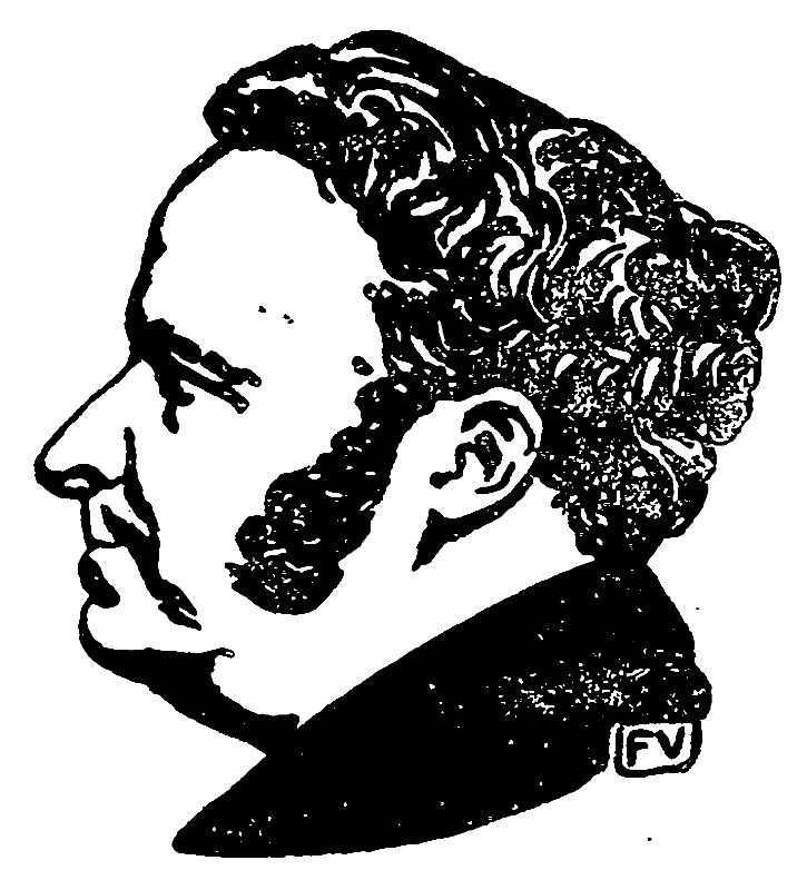 Portrait of French writer Stendhal