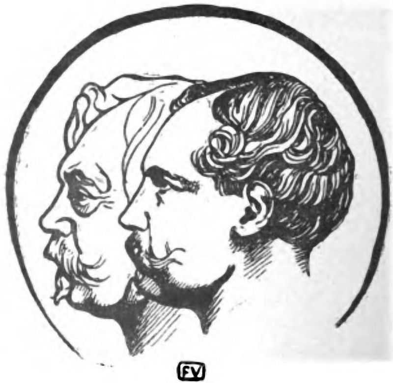 Portrait of French writers Jules et Edmond de Goncourt