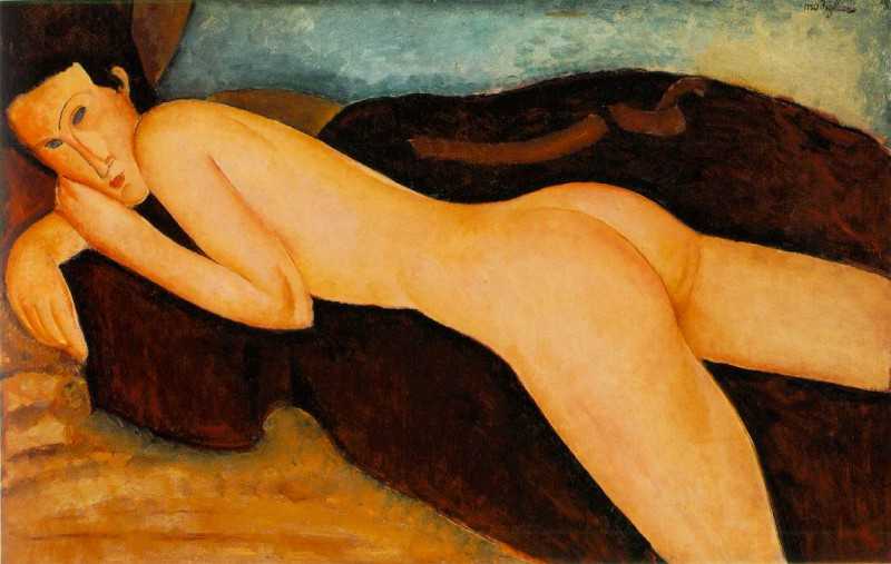 Reclining nude from the Back