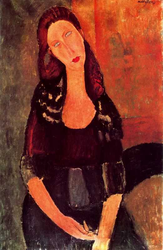 Seated Jeanne Hebuterne