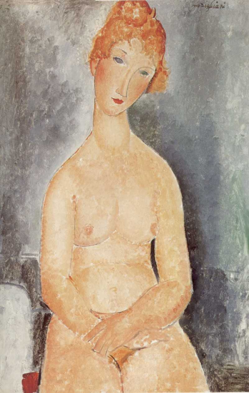 Seated nude