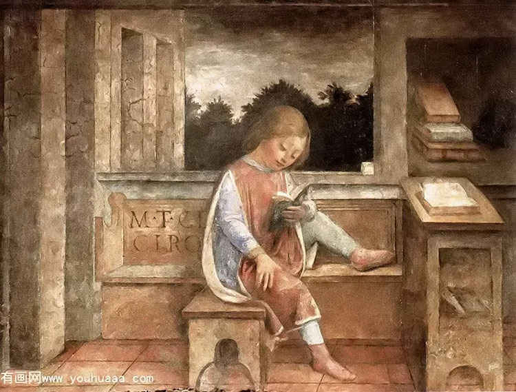 the young cicero reading