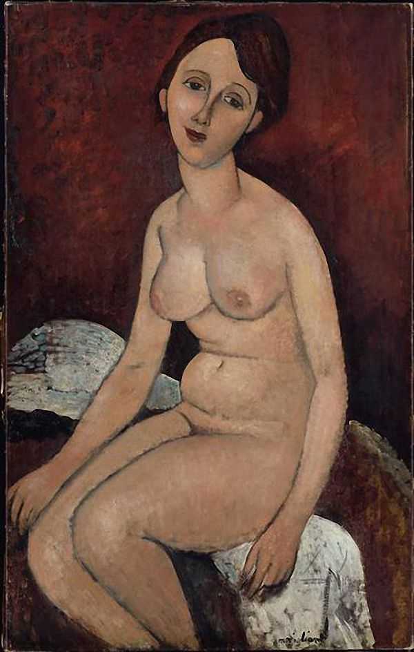 Seated nude