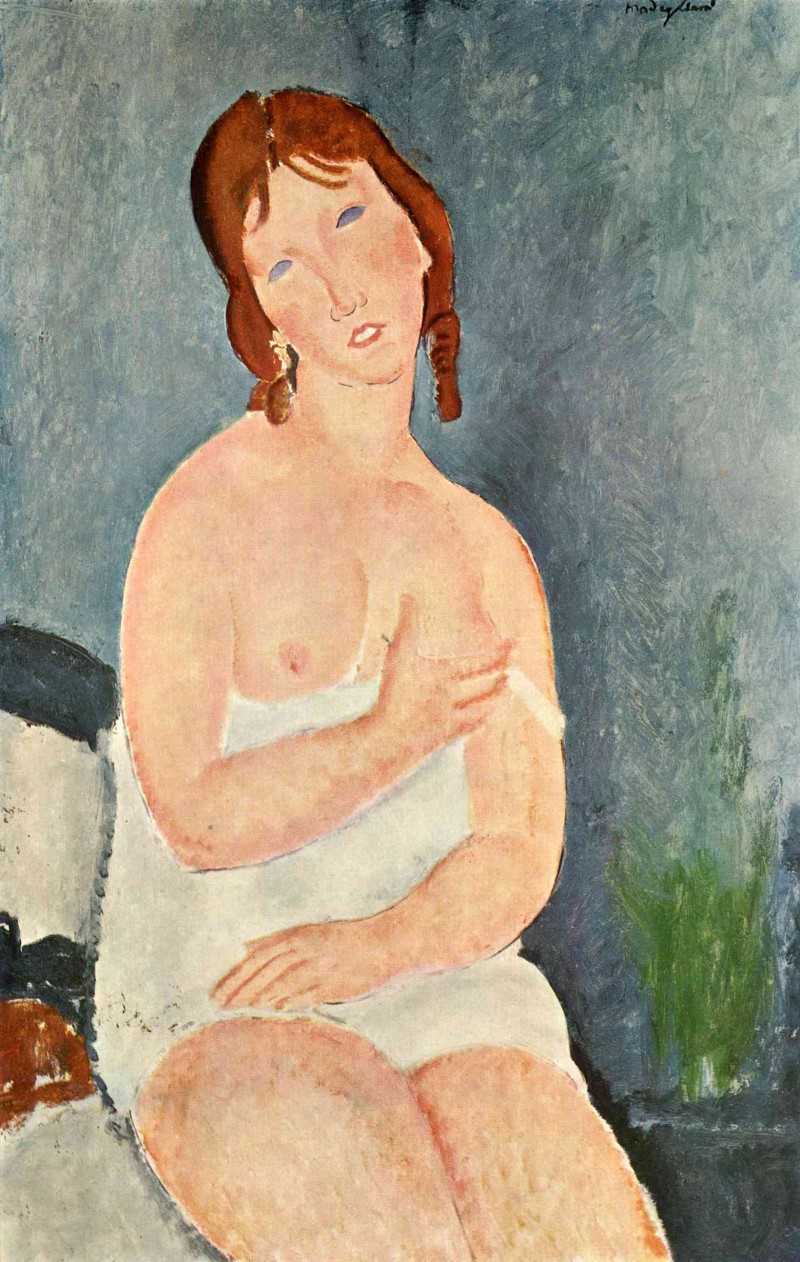 Young Woman in a Shirt (The Little Milkmaid)