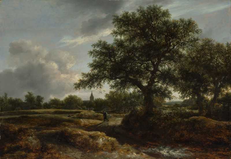 Ӹķ羰 - Landscape with a Village in the Distance