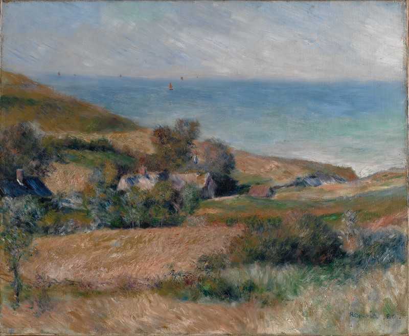 ŵ׺ķ羰 - View of the Seacoast near Wargemont in Normandy