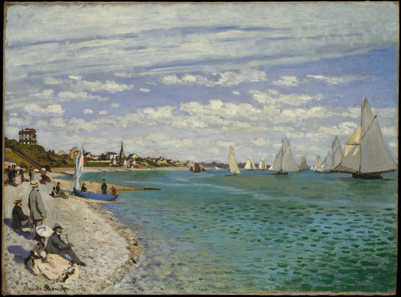 Sainte-Adresseķ - Regatta at Sainte-Adresse