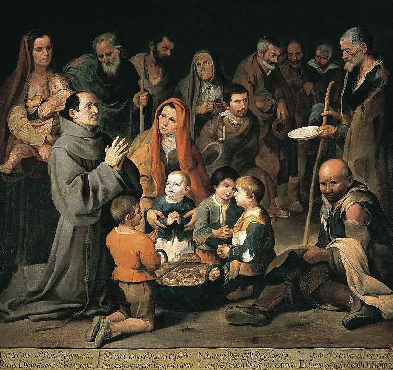 St. Diego Giving Alms