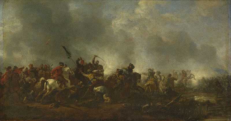 ս - Cavalry attacking Infantry