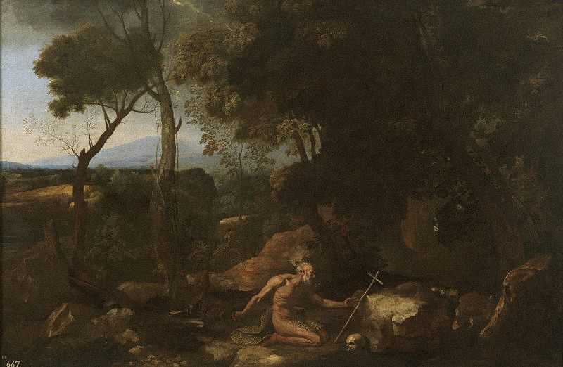 ʥķ - Landscape with Saint Jerome