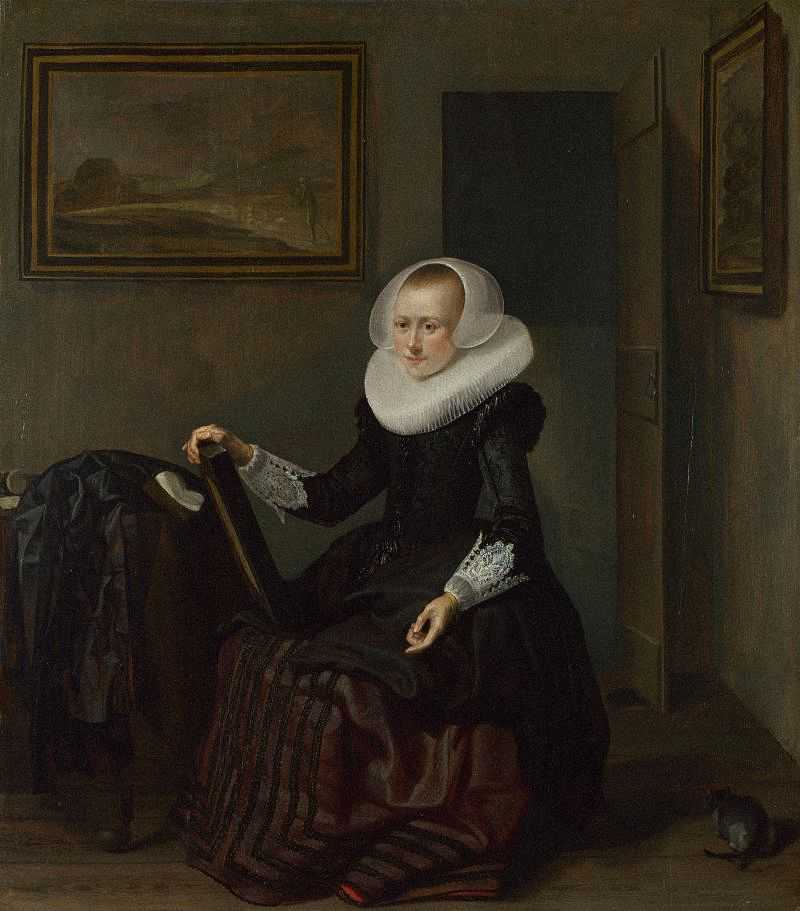 žӵŮ - A Woman holding a Mirror