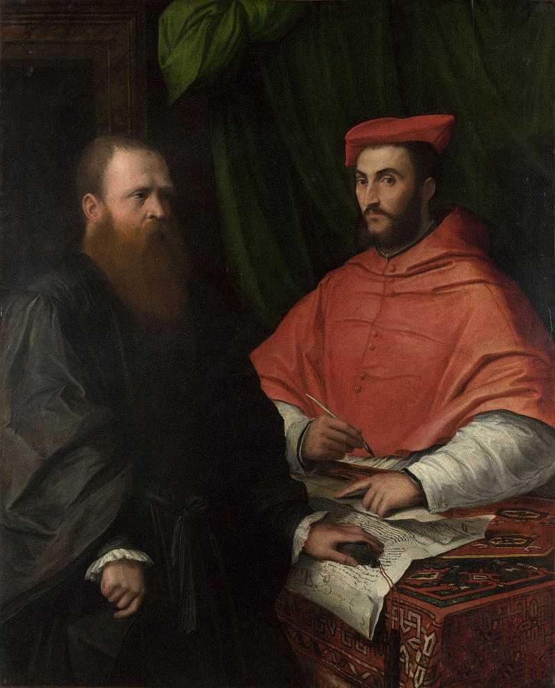 е÷ - Cardinal Ippolito de' Medici and Monsignor Mario Bracci