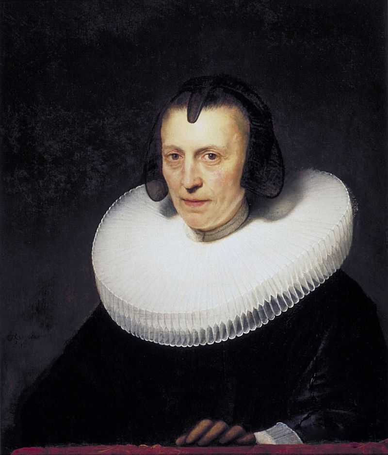 Ļ - Portrait of Aletta Adriaensdr