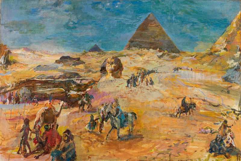  - Pyramids at Gizeh