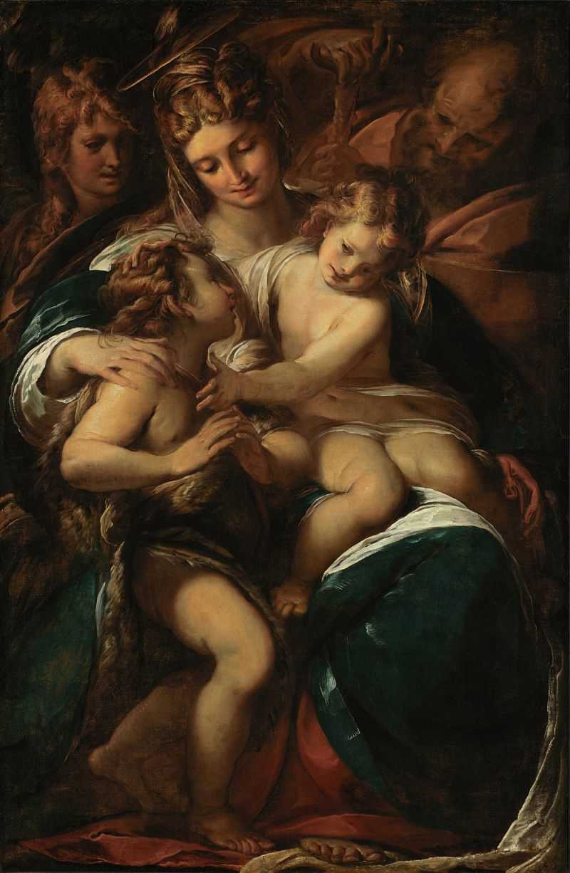 ʥӤʥԼʹ - Holy Family with the Infant Saint John and an Angel