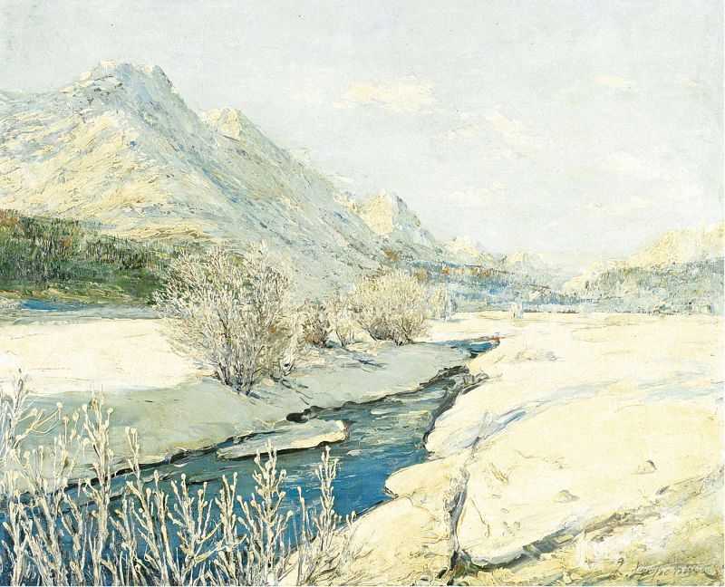 ѩеĹ - Valley Stream in the Snow