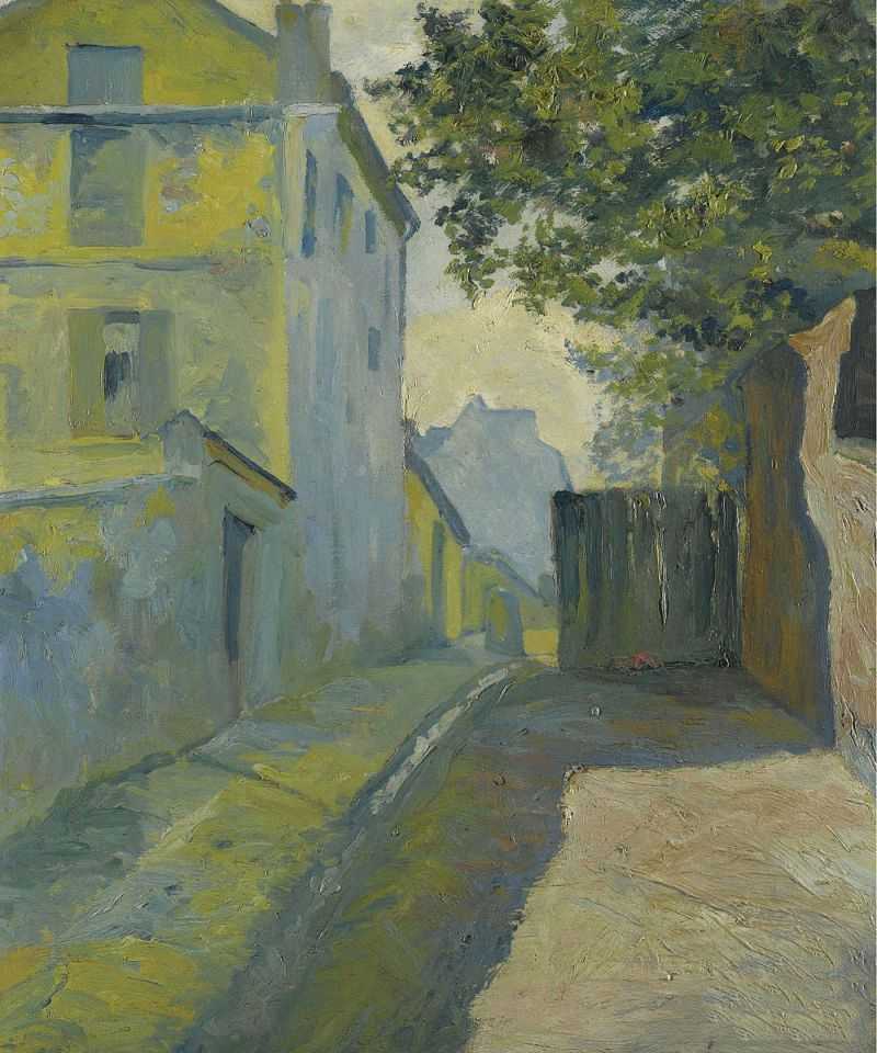 Ľֵ - The Street of Mont-Cenis, Montmartre