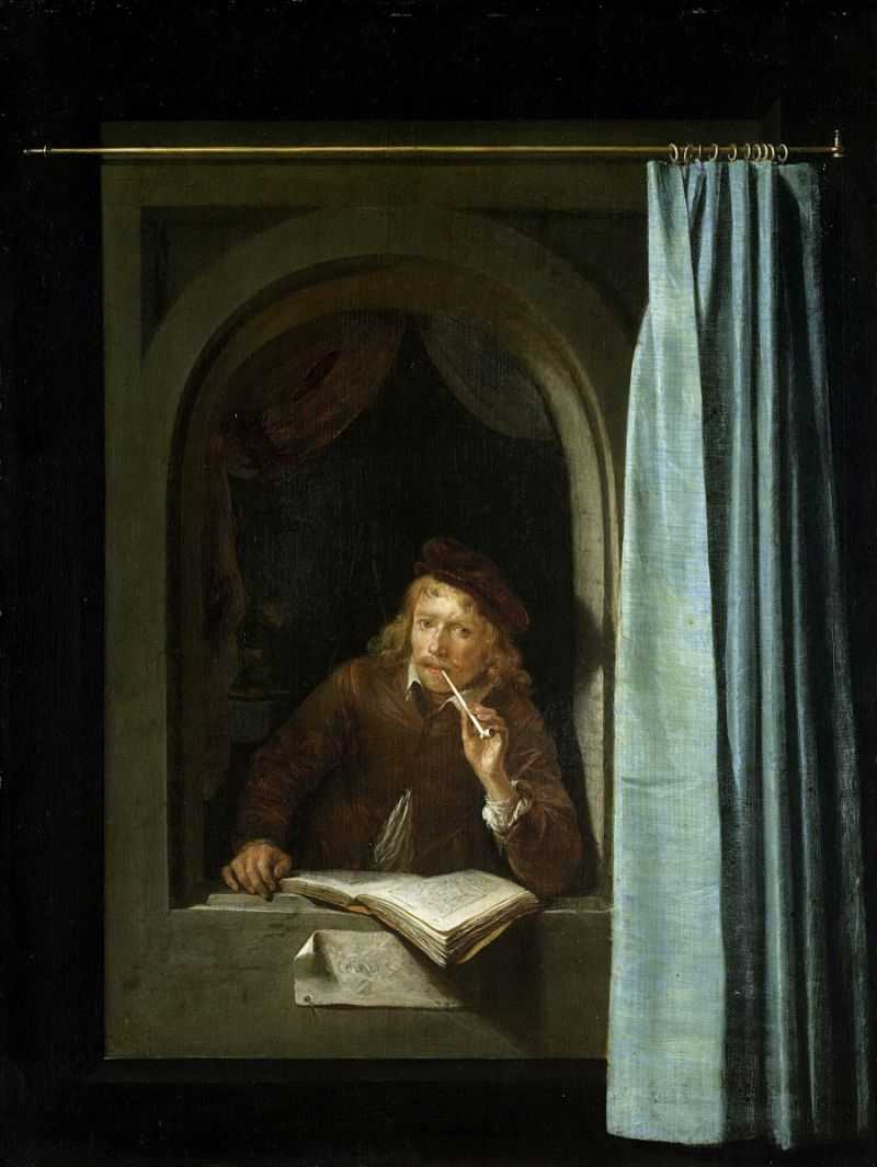 Ի - Gerrit Dou Self portrait