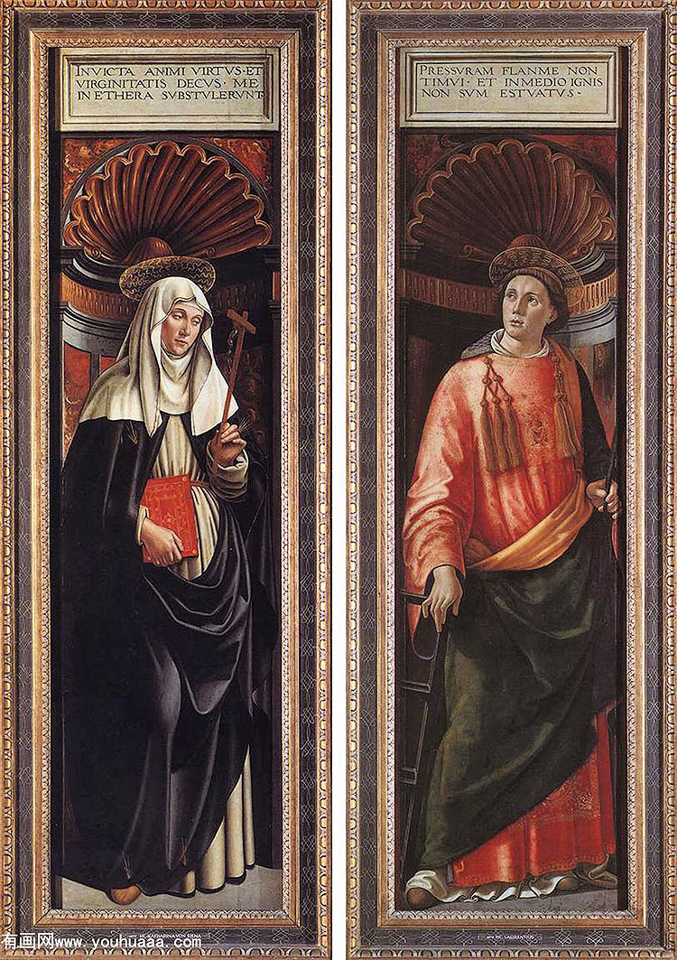 st catherine of siena and st lawrence