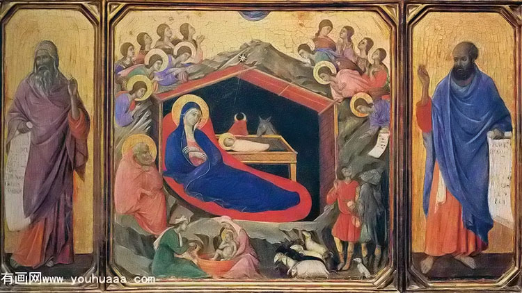 飺(λ֪ϸ) - isaiah nativity with detail ezeliel each prophet