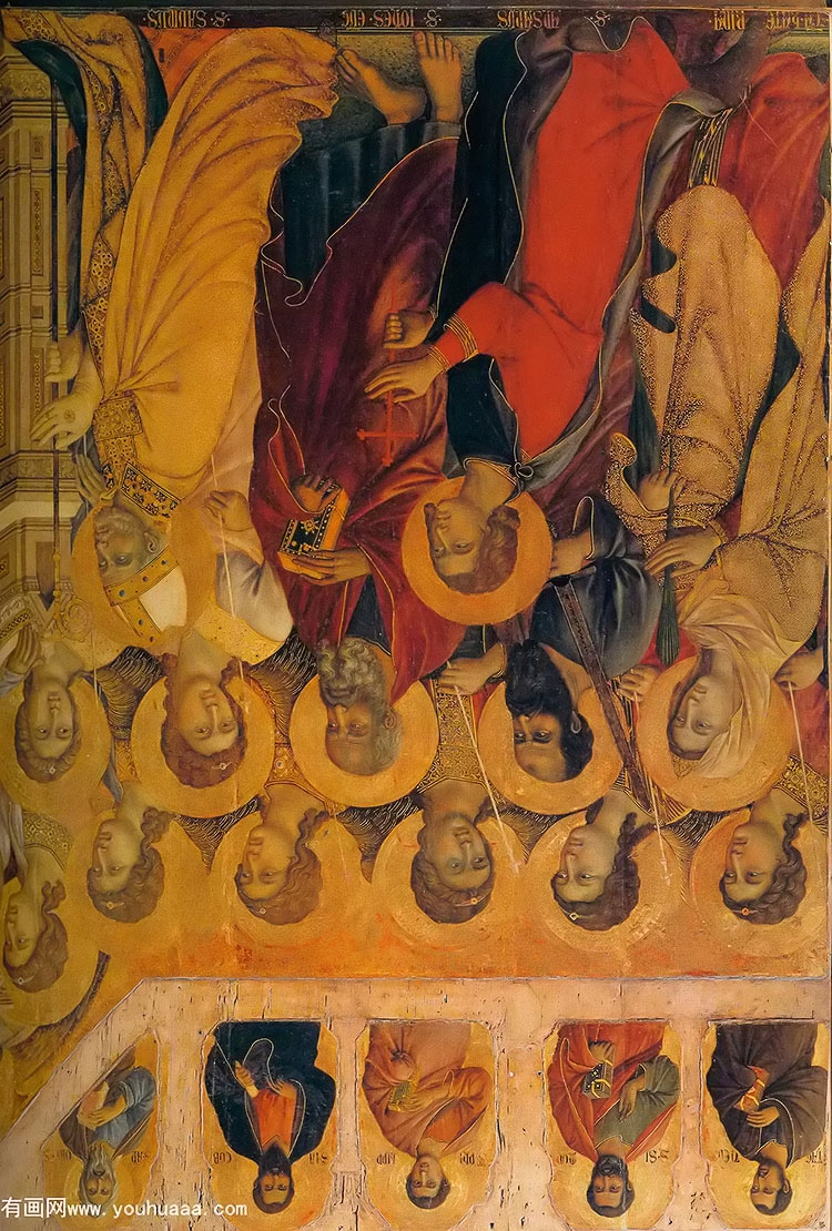 ʥĸٵʥͼ(ʹʥͽֲ) - madonna and child enthroned with angels and saints details