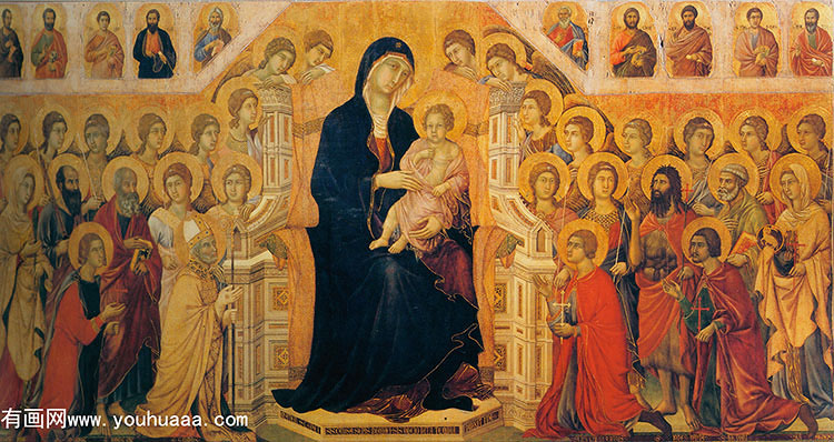 ʥĸٵʥͼ(ʥĸʹʥͽ) - madonna and child enthroned with angels and saints