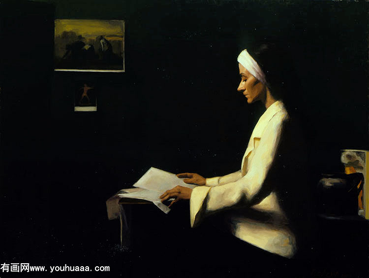 woman reading