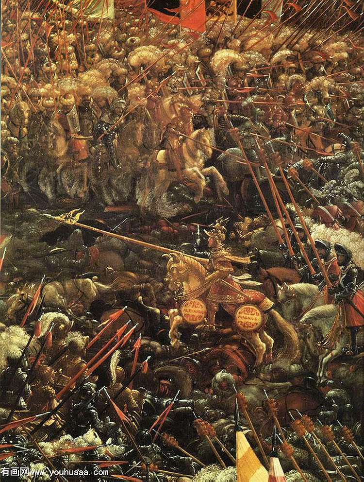 the battle of alexander (detail#2)