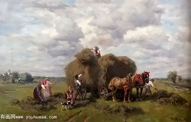 the hay harvest