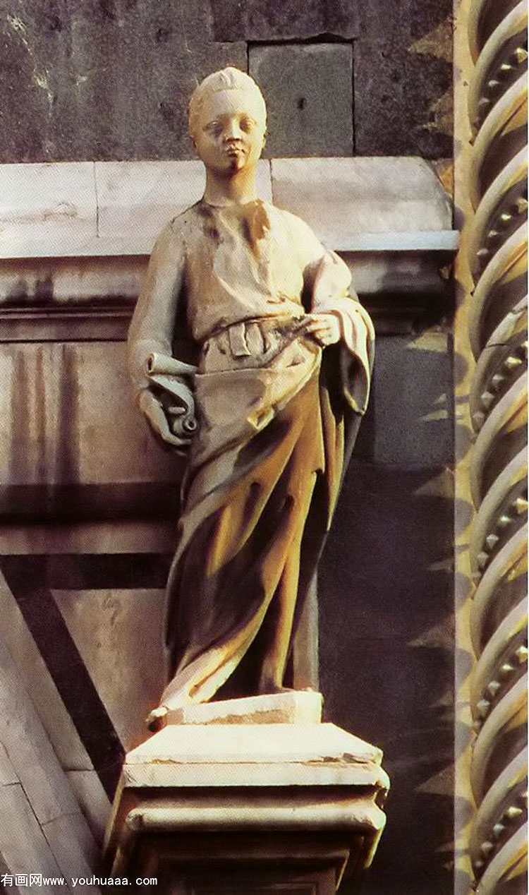 prophet (right of the porta della mandorla)