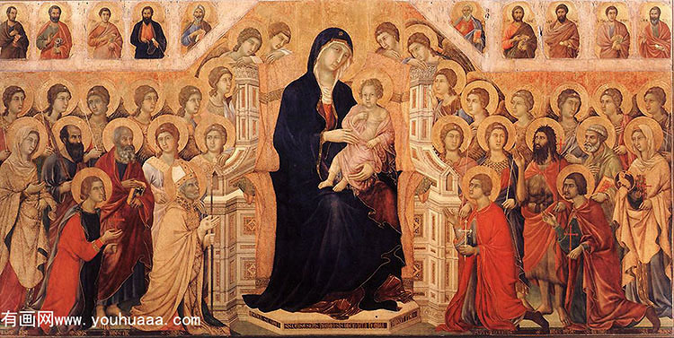 ʥĸٵʥͼ(ʥĸʹʥͽ) - maesta (madonna with angels and saints)